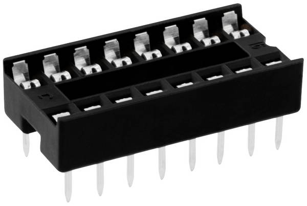 Connfly DS1009-16AT1NX-0B2 IC-fitting Rastermaat: 2.54 mm Aantal polen: 16 1 stuk(s) Tube