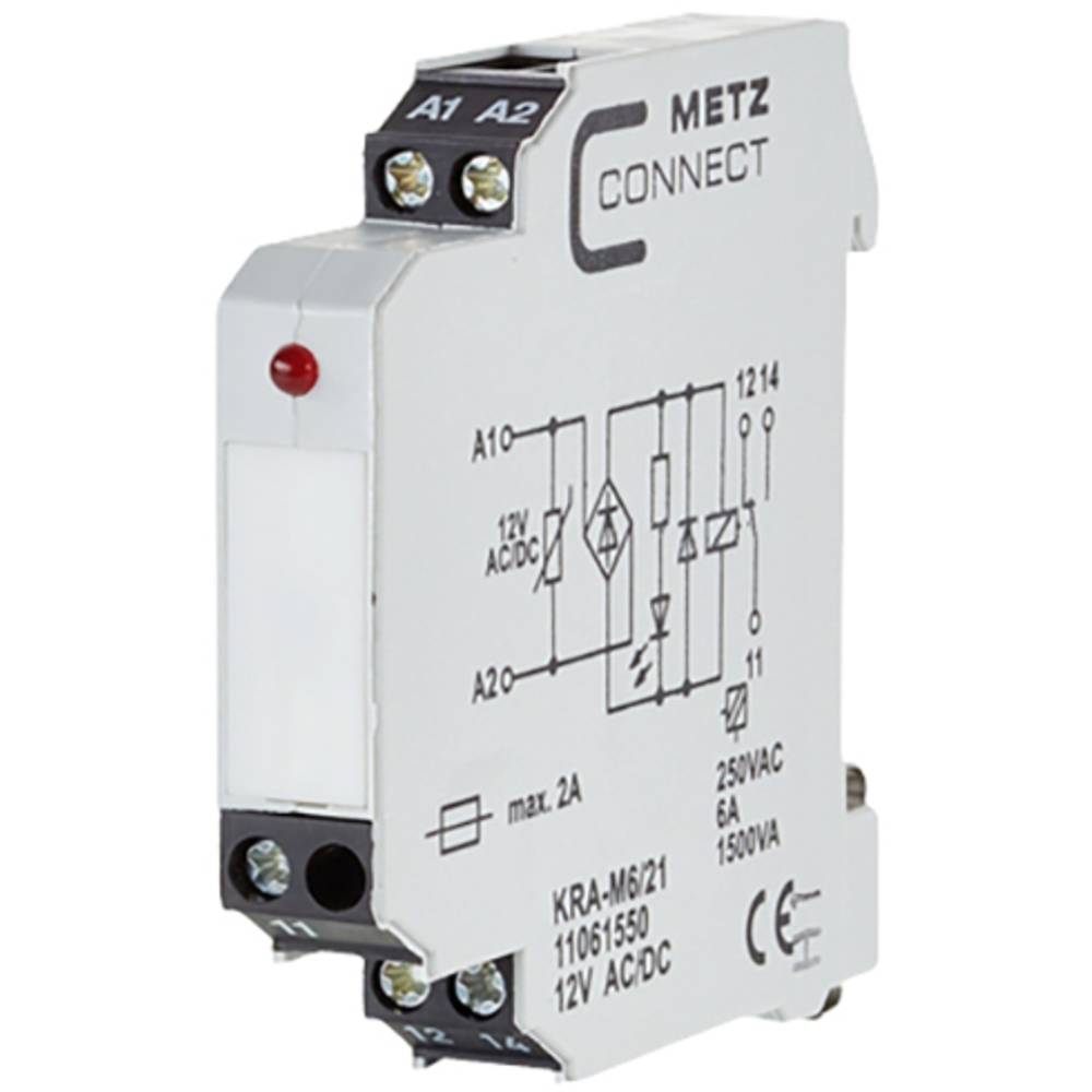 Metz Connect 11061550 Koppelmodule 12, 12 V/AC, V/DC (max) 1x wisselcontact 1 stuk(s)