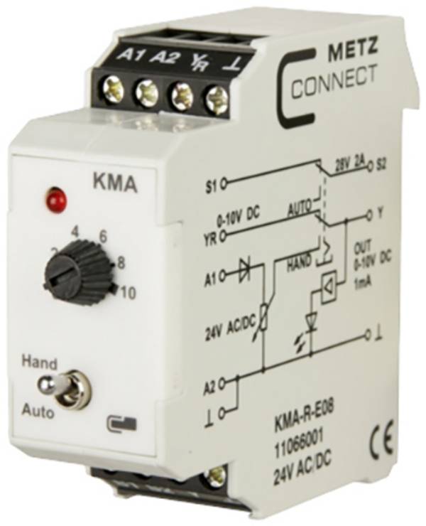 Metz Connect 11066001 Analoge interventiemodule 24, 24 V/AC, V/DC (max) Analoog  1 stuk(s)