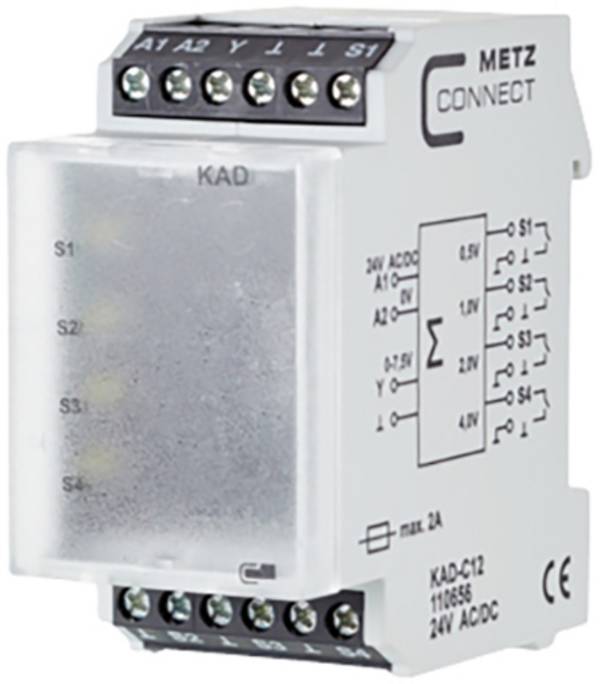 Metz Connect 110656 Digitaal/analoog-omvormer 24, 24 V/AC, V/DC (max)  Piece 1 stuk(s)