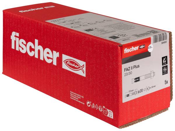 Fischer 564602 FAZ II Plus 20/30 Boutanker 172 mm 20 mm 5 stuk(s)