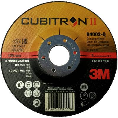 3M 94000-Q Cubitron™ II T27 Afbraamschijf Diameter 180 mm Boordiameter 22.23 mm  10 stuk(s)