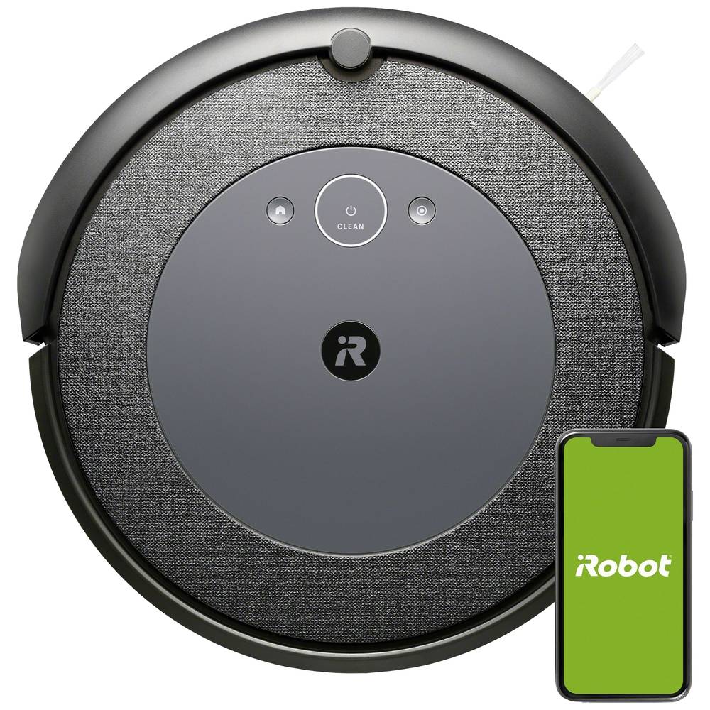 iRobot Roomba i5154 Robotstofzuiger Zwart Compatibel met Amazon Alexa, Compatibel met Google Home, Besturing via App, Spraakgestuurd