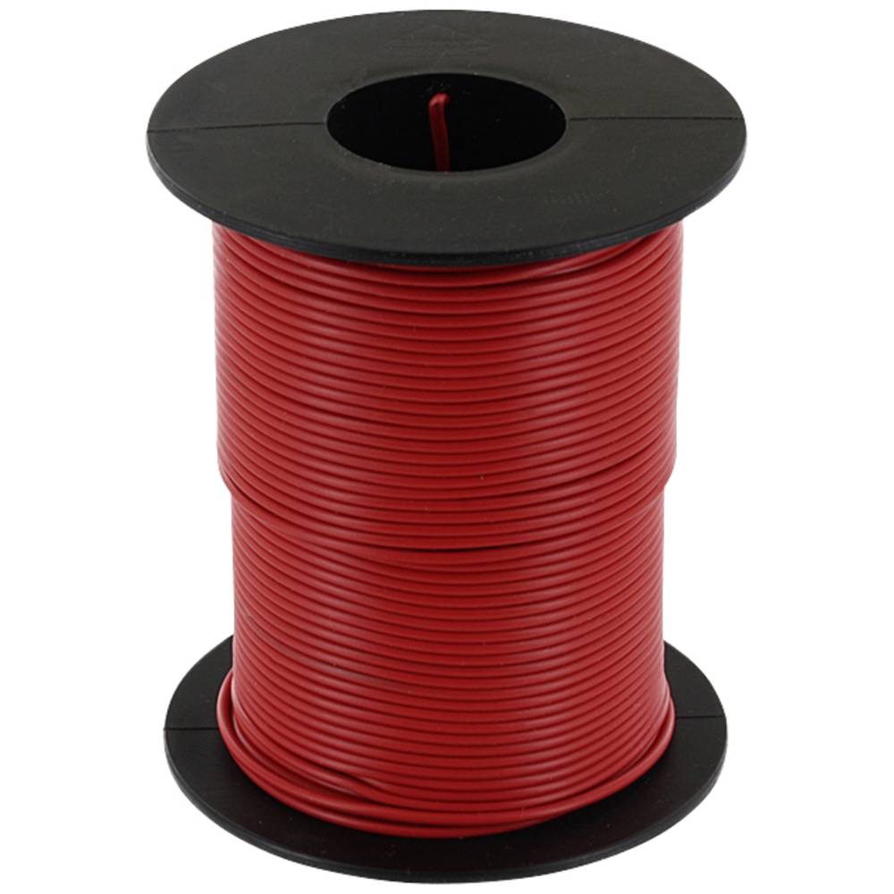 econ connect KL025RT50 Draad 1 x 0.25 mm² Rood 50 m