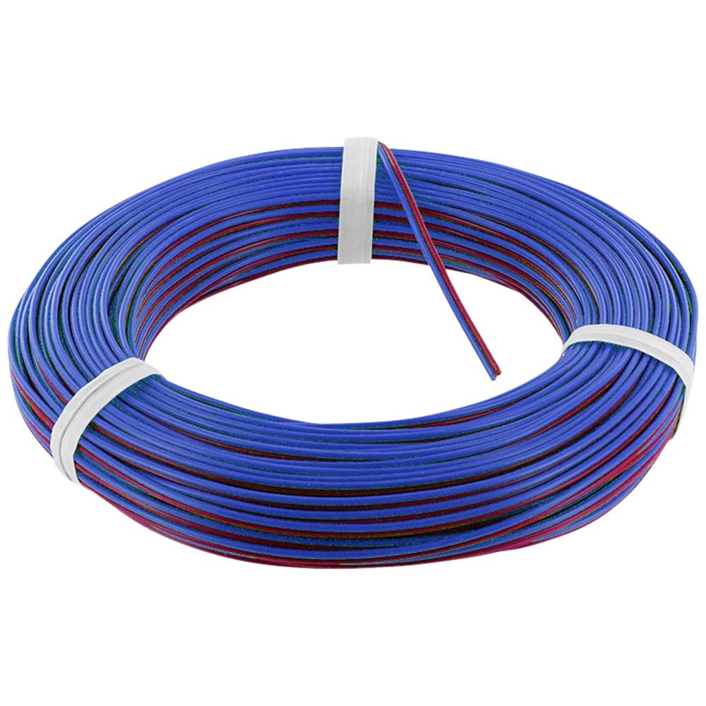 econ connect KZL2X014RTBL25 Draad 2 x 0.14 mm² Rood, Blauw 25 m