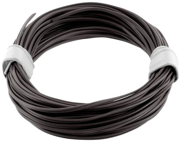 econ connect KZL2X008SW5 Draad 2 x 0.08 mm² Zwart 5 m