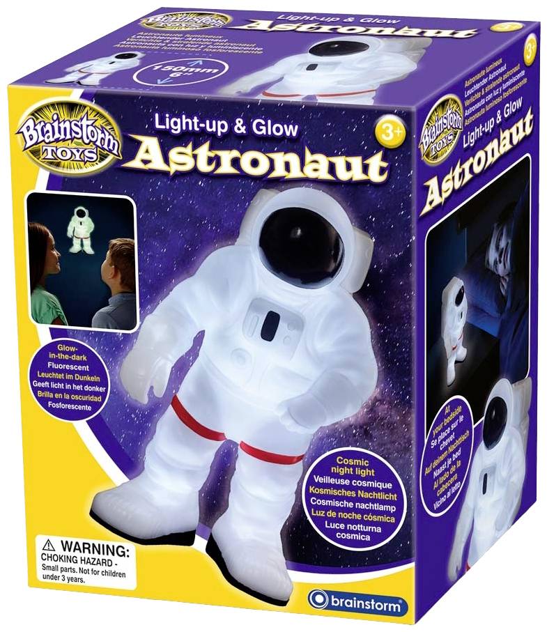 Brainstorm 362050 Light-up & Glow Astronaut Astronomie Kant-en-klaar Vanaf 6 jaar Box