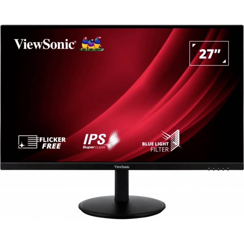 Viewsonic VG2709-2K-MHD LED-monitor 68.6 cm (27 inch) Energielabel E (A - G) 2560 x 1440 Pixel Full HD 5 ms HDMI, DisplayPort, Audio, stereo (3.5 mm jackplug)