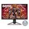Een gaming-monitor van BenQ met een robotmotief op het scherm. Specificaties: 144Hz, HDRi, AMD FreeSync Premium, T3 Platinum Award.
