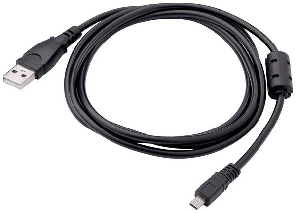 Akyga AK-USB-20 USB-kabel USB 2.0 USB-A stekker, UC-E6 1.50 m Zwart