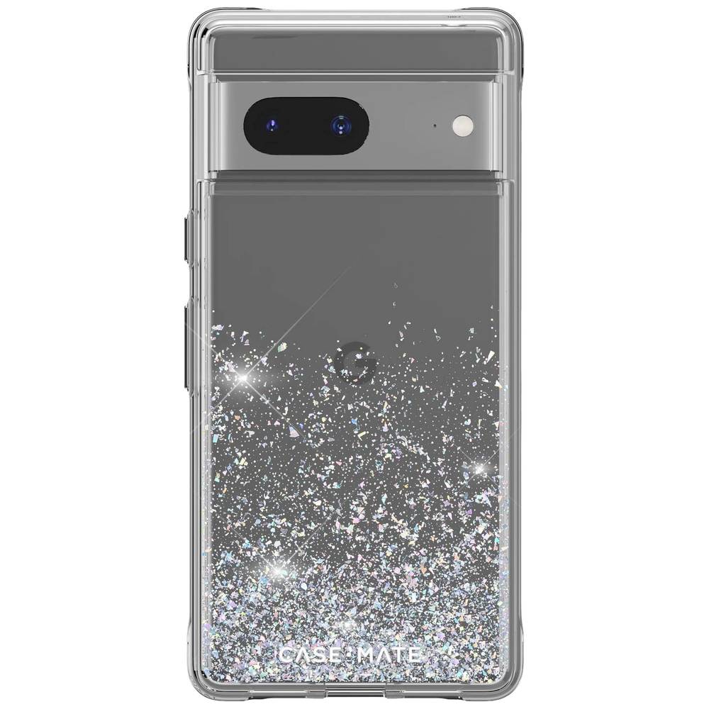 Case-Mate Twinkle Ombre Backcover Google Pixel 7a Glittereffect, Transparant