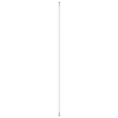 Een lange, smalle, verticaal georiënteerde witte staaf voor een witte achtergrond.
