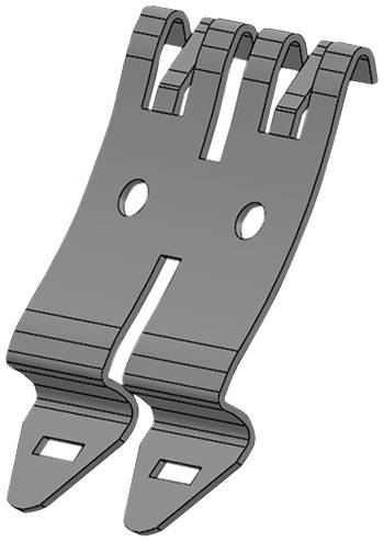 TEKO DRM-2.43 DRM-2.43 Houder 31 x 50.6 x 0.8 x 31 Metaal Chroom 1 stuk(s)