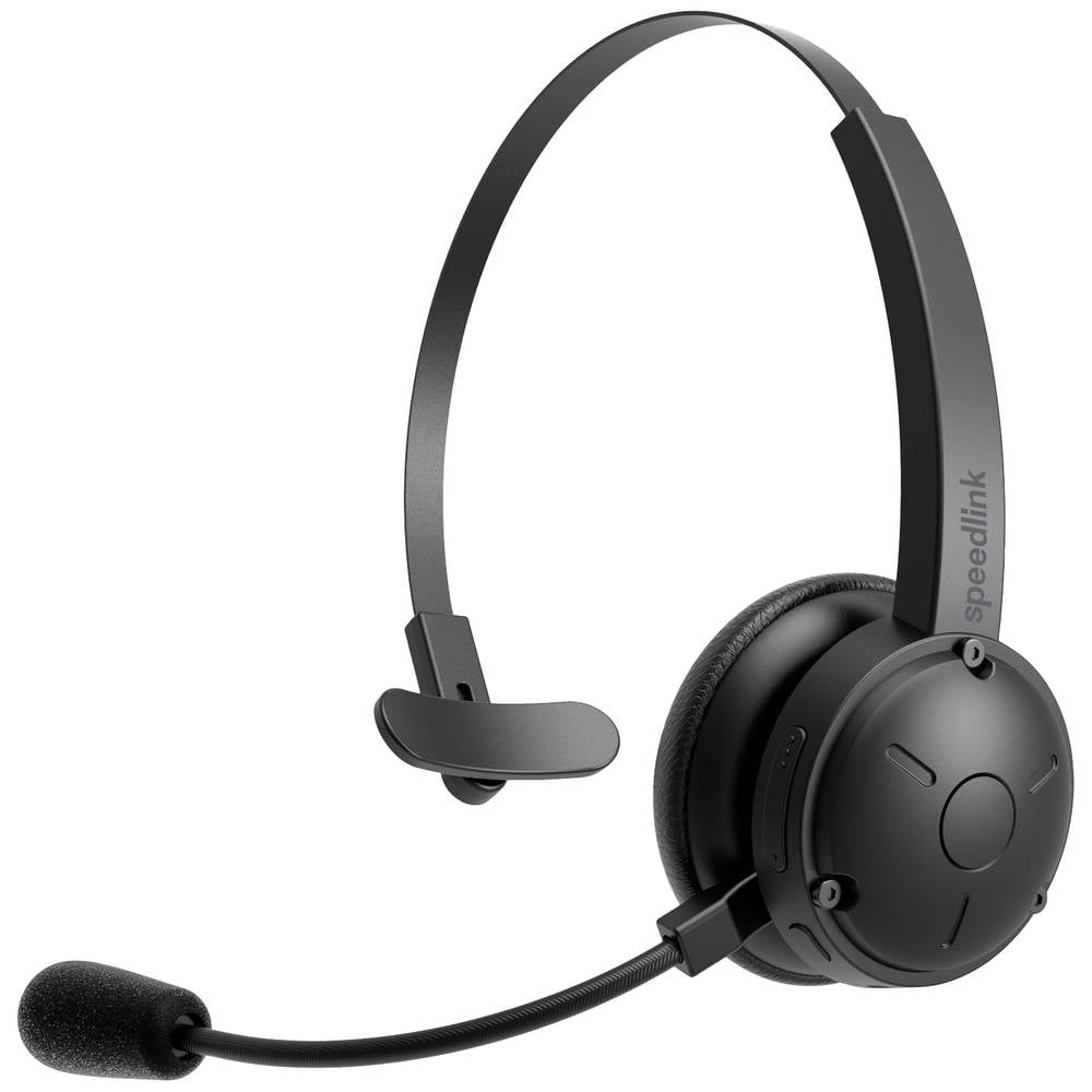 SpeedLink SONA PRO Over Ear headset Computer Bluetooth Zwart