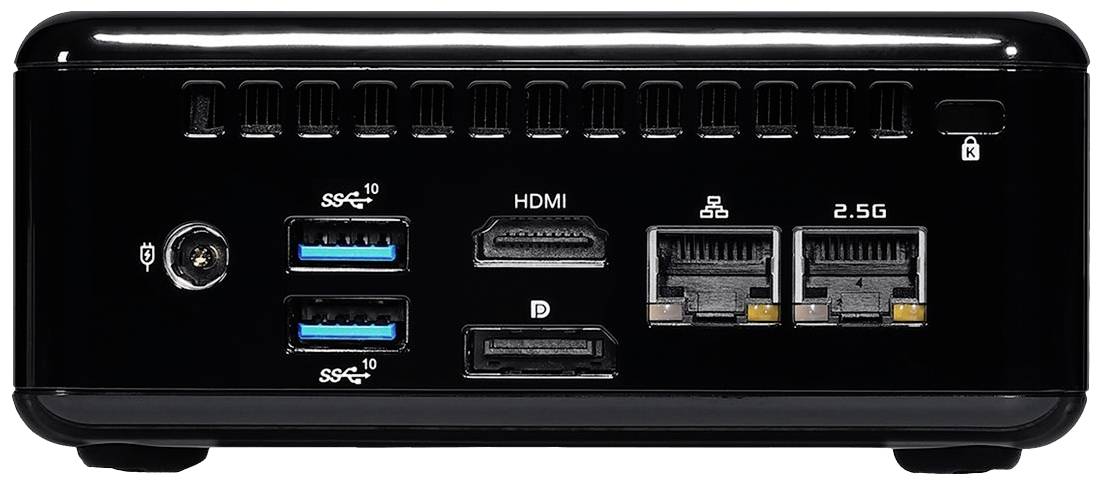 ASRock Barebone Industrial NUC BOX 2.5 cm (1 inch) Intel® Core™ i7 1165G7 4.7 GHz Intel IRIS Xe Graphics 90PXG7T0-P0EAY1-2