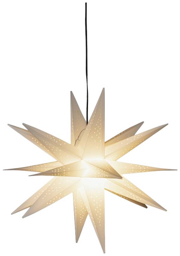 Konstsmide 5972-200 Kerstster Ster Warmwit LED Warm-wit Energielabel: G (A - G) Dimbaar