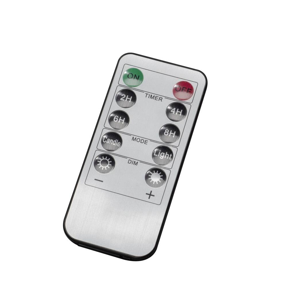 Konstsmide 1845-190 LED-kaars met echte was Set van 5 stuks Warm-wit Warmwit (Ø x h) 55 mm x 200 mm Timer, Schakelaar-3