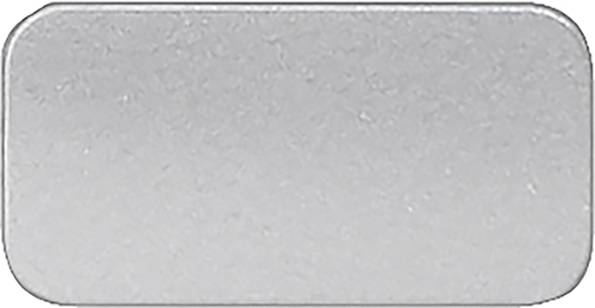 Siemens 3SB2901-2AA 3SB29012AA Opschriftbord Zelfklevend (l x b) 18.5 mm x 9.5 mm Zonder opdruk 10 stuk(s) Piece