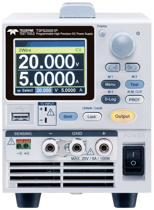 Teledyne LeCroy T3PS20051P Labvoeding, regelbaar  0 - 20  0 - 5 A 100 W   Aantal uitgangen: 1 x
