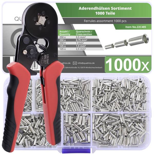 Quadrios 23T034 Assortiment adereindhulzen  Ongeïsoleerd  1 set(s)