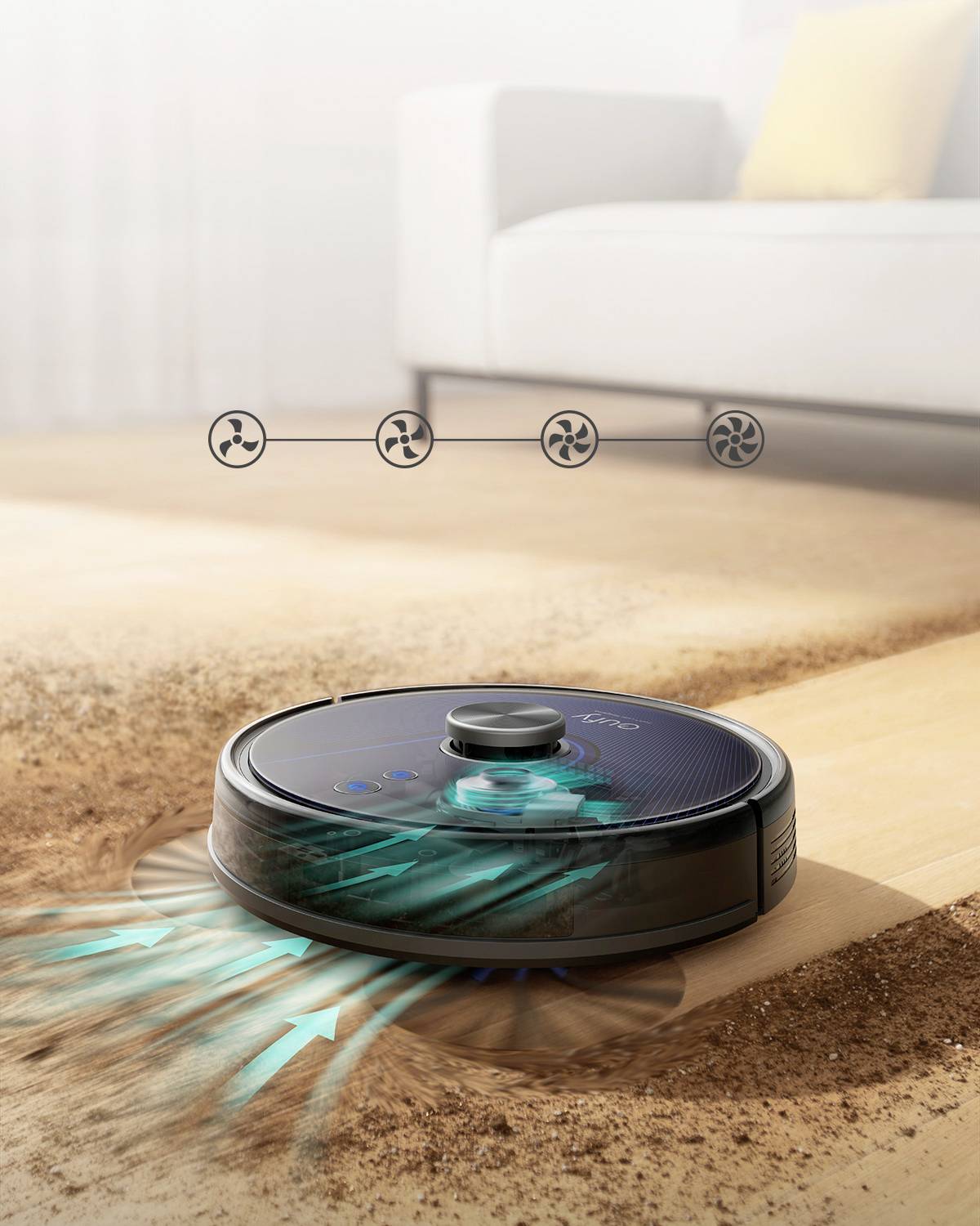 Eufy Clean L35 Hybrid+ robotstofzuiger 3,2 L Stofzak Zwart-8
