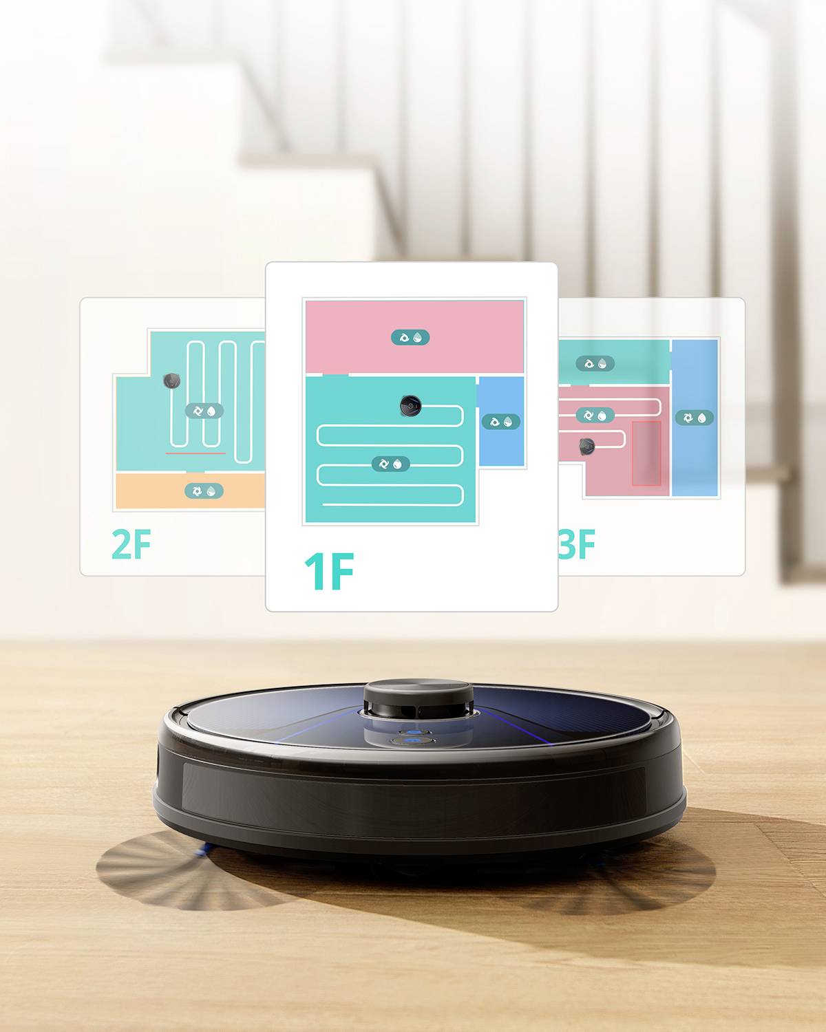 Eufy Clean L35 Hybrid+ robotstofzuiger 3,2 L Stofzak Zwart-10