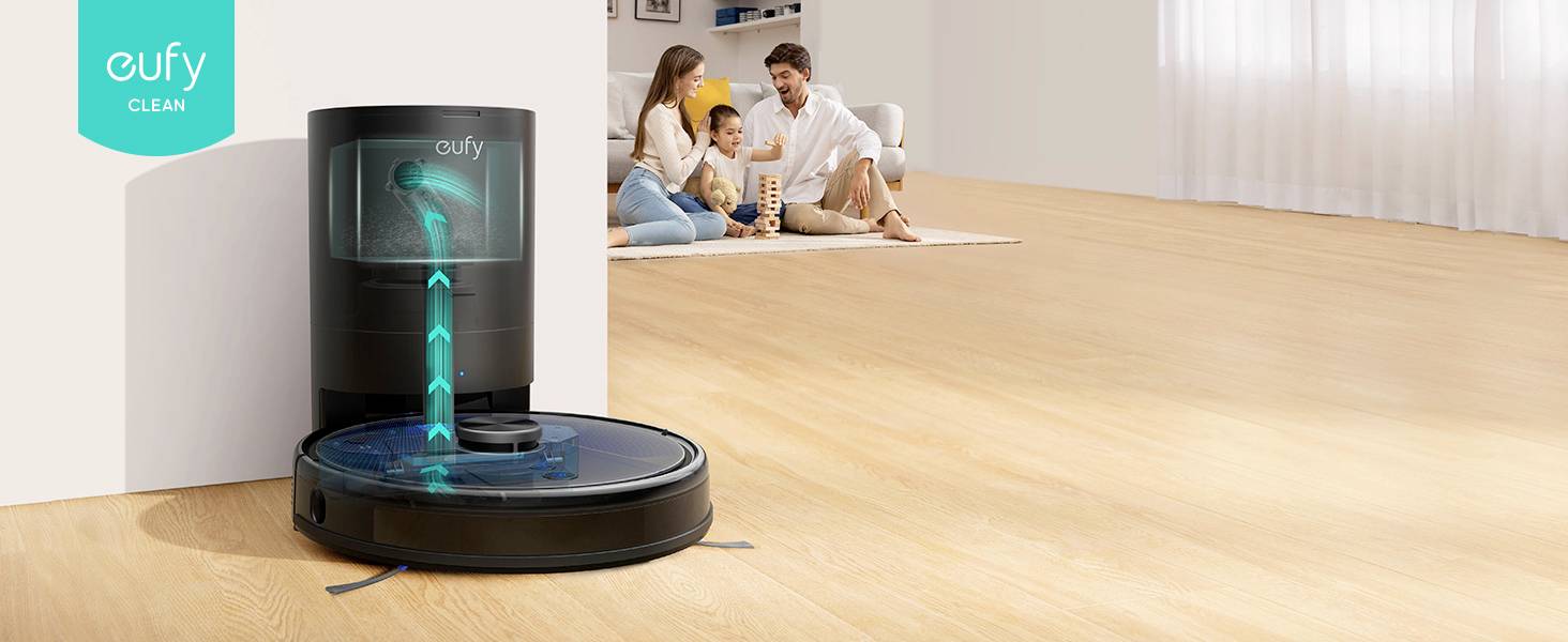 Eufy Clean L35 Hybrid+ robotstofzuiger 3,2 L Stofzak Zwart-12
