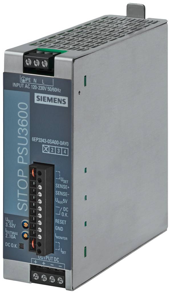 Siemens 6EP33430SA000AY0 DIN-rail netvoeding       Inhoud 1 stuk(s)