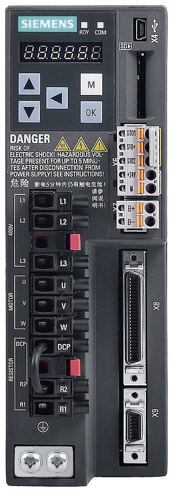 Siemens Frequentieregelaar 6SL3210-5FE10-4UA0 0.4 kW 3-fasig