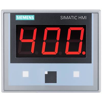 Een digitaal display toont het getal '4.0.0' in rode cijfers. Links bovenaan staat 'SIEMENS', rechts bovenaan 'SIMATIC HMI'.