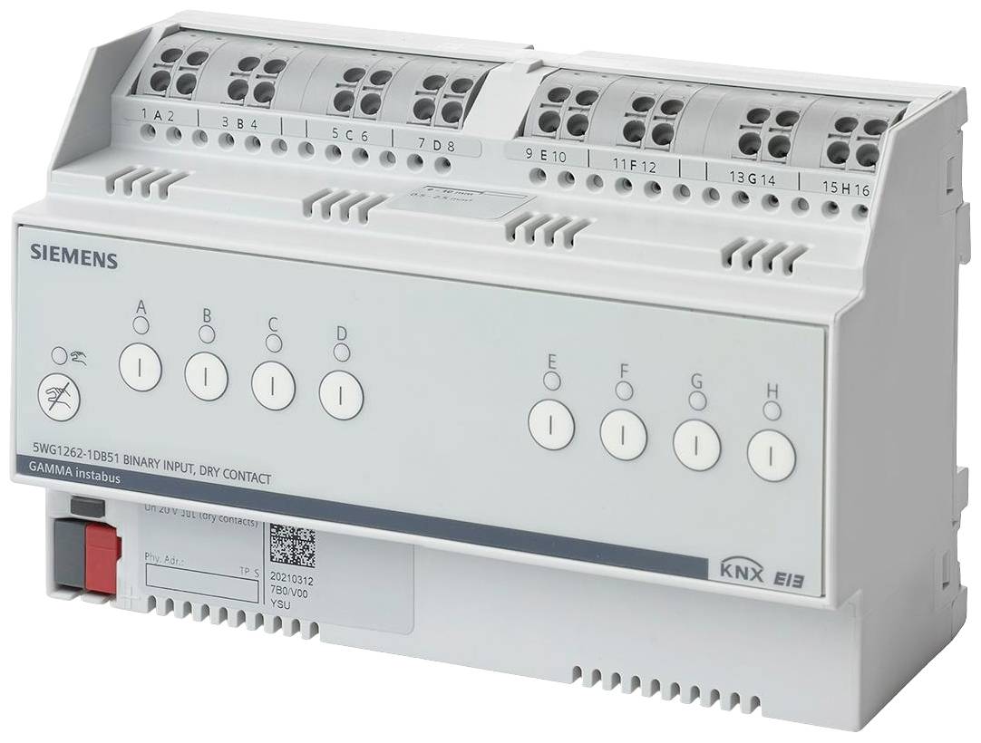 Siemens KNX 5WG12621DB51 Binaire ingang 5WG1262-1DB51