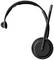 Een zwarte, draadloze headset met een flexibele microfoonarm, geschikt voor comfortabele telefoongesprekken of muziekbeleving.