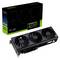 Een ASUS ProArt GeForce RTX 4070 Ti videokaart met drie koelers. Verpakking toont 'OC', 'DLSS 3', 'Ray Tracing', 12GB.