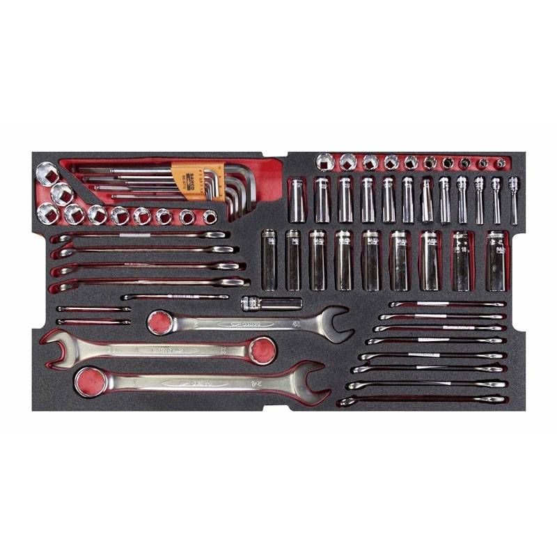 Bahco Gereedschapskoffer (gevuld) 240-delig Luchtvaartmonteur, Electricien, Handwerker, Doe-het-zelver, Technicus, Unive-2