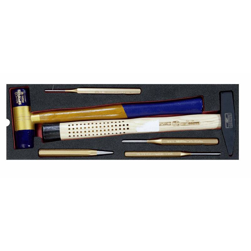 Bahco Gereedschapskoffer (gevuld) 240-delig Luchtvaartmonteur, Electricien, Handwerker, Doe-het-zelver, Technicus, Unive-6