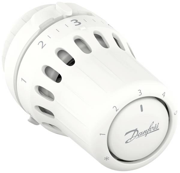Danfoss React RA click Thermostaatknop Mechanisch  8 tot 28 °C