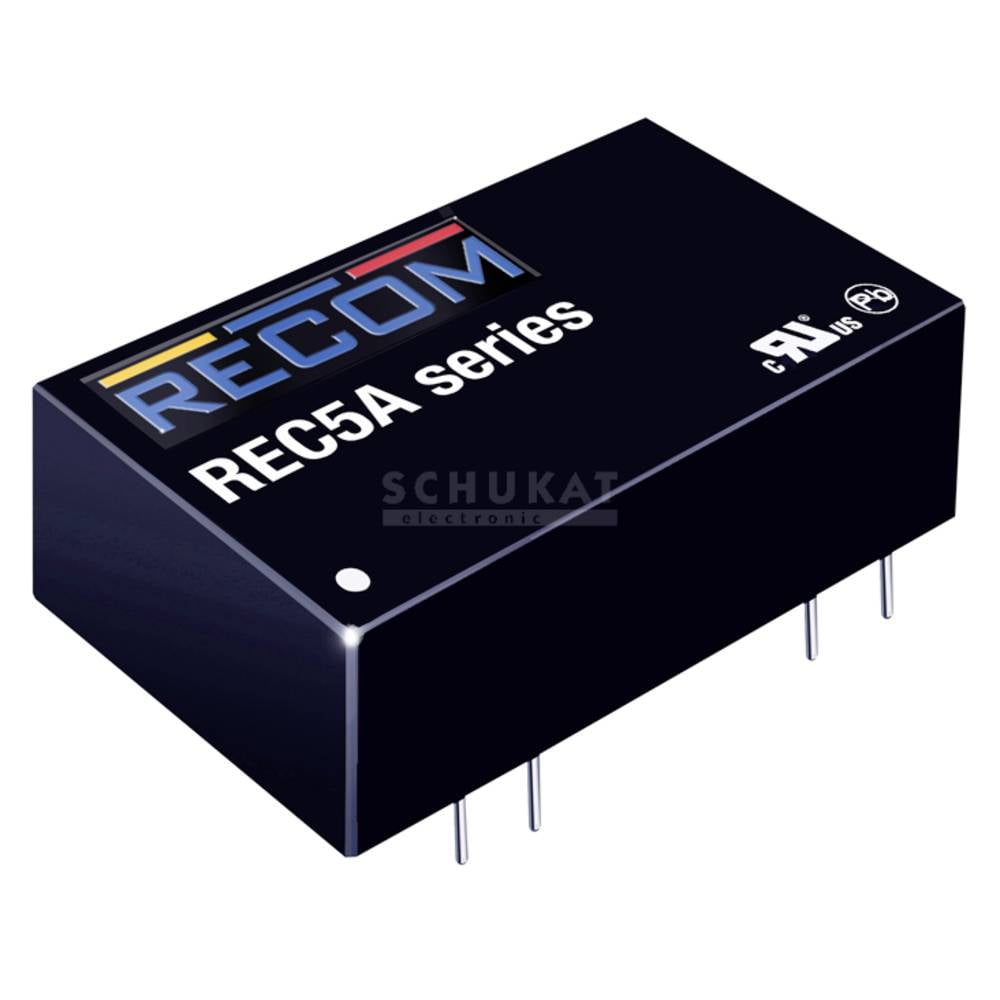 RECOM REC5A-2405SW/H2/X1 DC/DC-converter 5 V 1 A 5 W Aantal uitgangen: 1 x Inhoud 1 stuk(s)