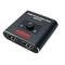'Zwarte HDMI 4K Bi-Directionele Switch' met twee HDMI-aansluitingen en een bedieningsknop in het midden. Geschikt voor schakelen tussen twee HDMI-bronnen.