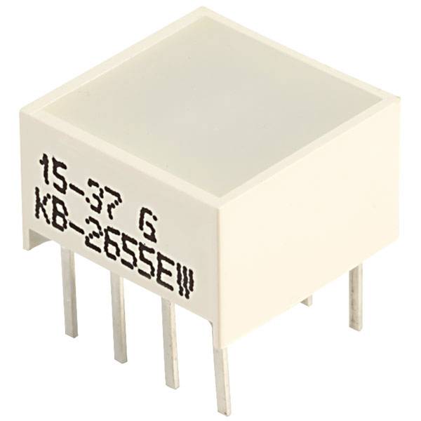 KINGBRIGHT ELECTRONIC KB-2655EW LED achtergrondverlichting; rood; Lens: wit,diffusie; λd: 625nm - 1 stuk