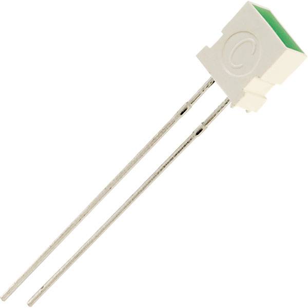KINGBRIGHT ELECTRONIC L-1043GDT LED; groen; rechthoekig; 6,15x3,65mm; met zijwand; 2÷8mcd; 100° - 1 stuk