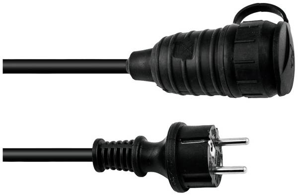 Eurolite 30245693 Stroom Verlengkabel  16 A Zwart 1.5 m H07RN-F 3G 1,5 mm²