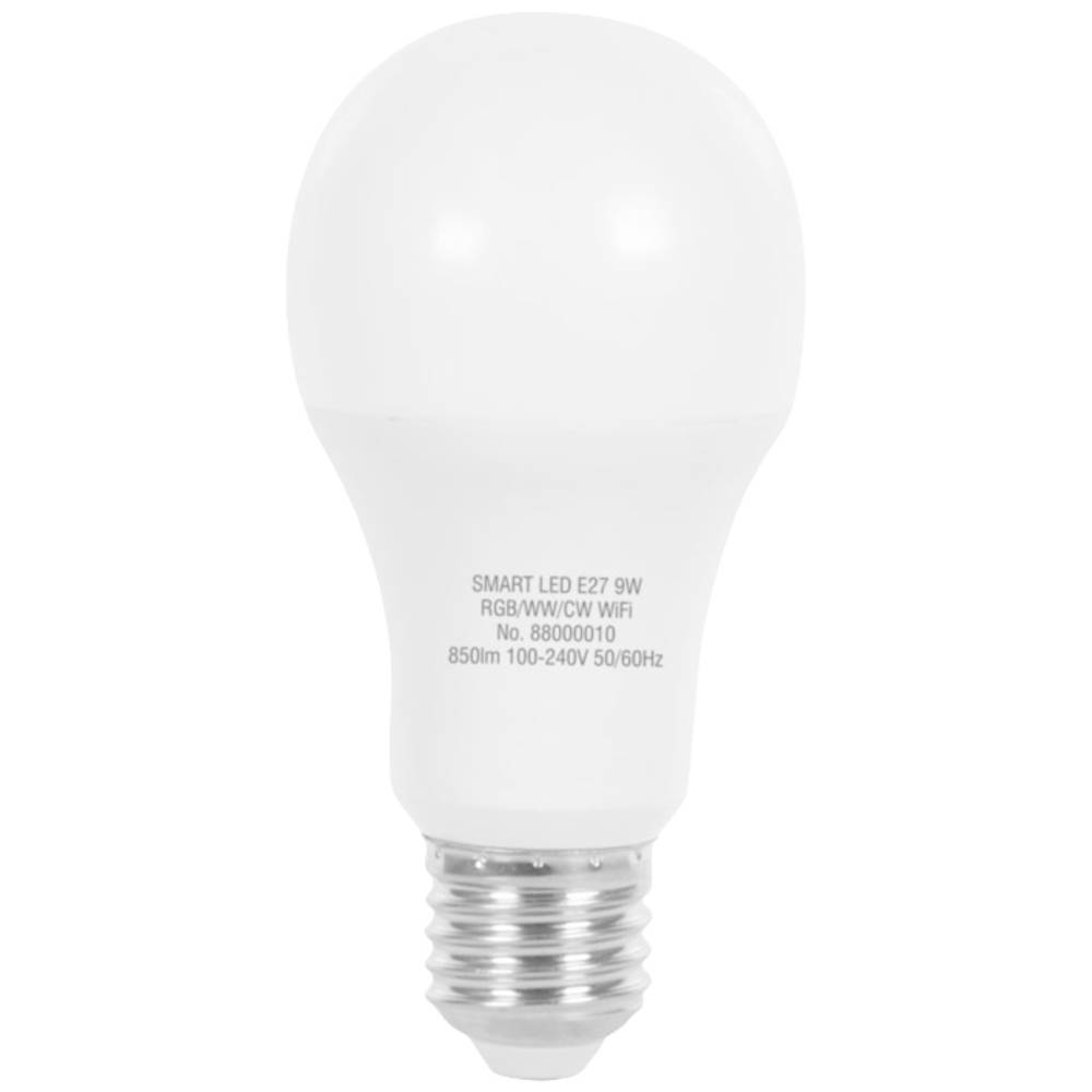 Omnilux 88000010 LED-lamp Energielabel F (A - G) E27 9 W Warmwit tot koudwit (Ø x l) 60 mm x 120 mm 1 stuk(s)