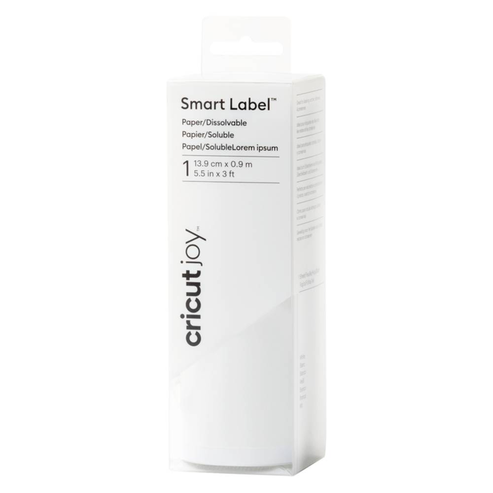 Cricut Joy Smart Labels | oplosbaar | Wit | 14x91cm | 1 vel