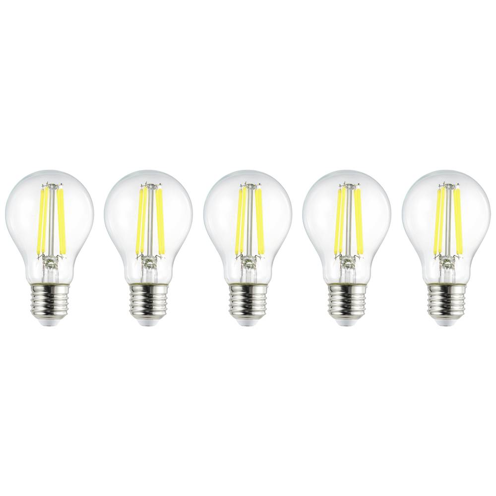 Sygonix SY-5781466 SMD LED-lamp Energielabel A (A - G) E27 3.8 W = 60 W Warmwit (Ø x h) 60 mm x 104 mm Filament / Retro-LED 5 stuk(s)