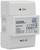Witte elektriciteitsmeter, model 'DRT-341A', toont kWh-meting. Draagt CE-markering, geschikt voor 3x230/400V, 50Hz aansluiting.
