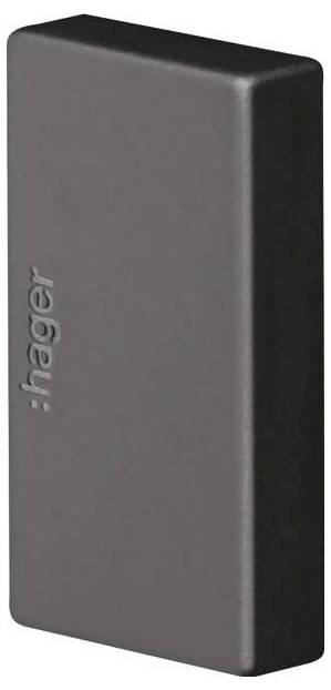 Hager LFF2003569011 Eindstuk (b x h) 33 mm x 20 mm Antraciet 1 stuk(s)-0