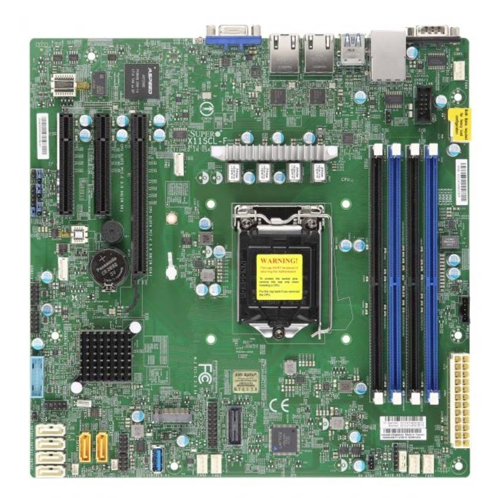 Supermicro MBD-X11SCL-F-O Moederbord Socket Intel 1151 Moederbord chipset Intel® C242