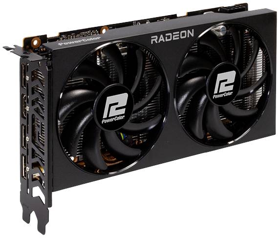 Powercolor AMD Radeon RX 6650 XT Videokaart 8 GB GDDR6-RAM PCI-Express, HDMI, DisplayPort-3