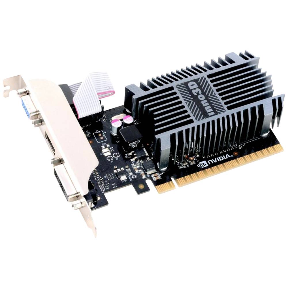 Inno 3D Nvidia GeForce GT710 Videokaart 2 GB PCI-Express, HDMI, VGA, DVI