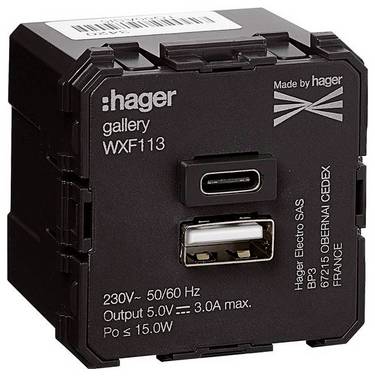 Hager WXF113  voor Accessoires voor elektroplintsysteem   1 stuk(s)